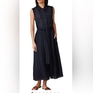 Drapey Stripe shirtdresd by Vince size L